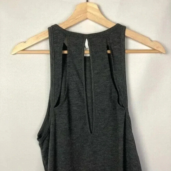 Victoria's Secret Heathered Black Lightweight Athletic Workout Tank Top XS - Picture 4 of 5